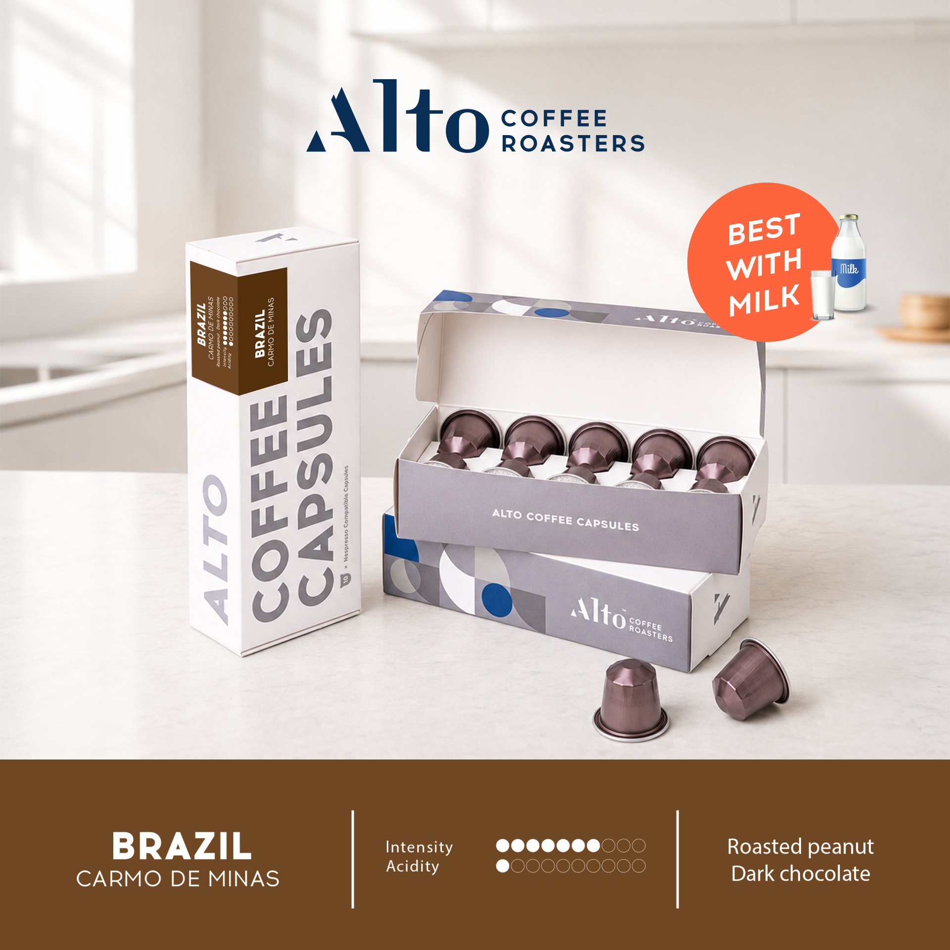 Coffee Capsules (for Nespresso) - Brazil