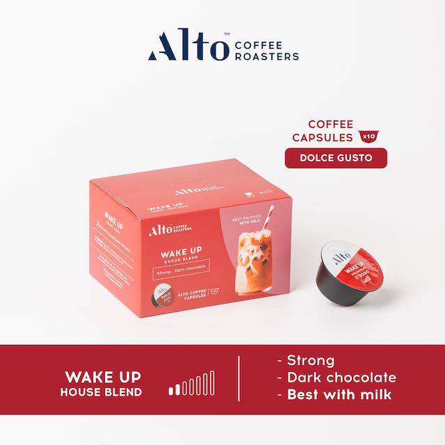 Coffee Capsules (for Dolce Gusto) กาแฟแคปซูล (ดอลเช่ กุสโต้) - Wake Up House Blend
