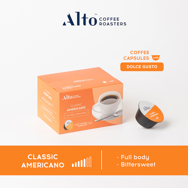 Coffee Capsules (for Dolce Gusto) กาแฟแคปซูล (ดอลเช่ กุสโต้) - Classic Americano