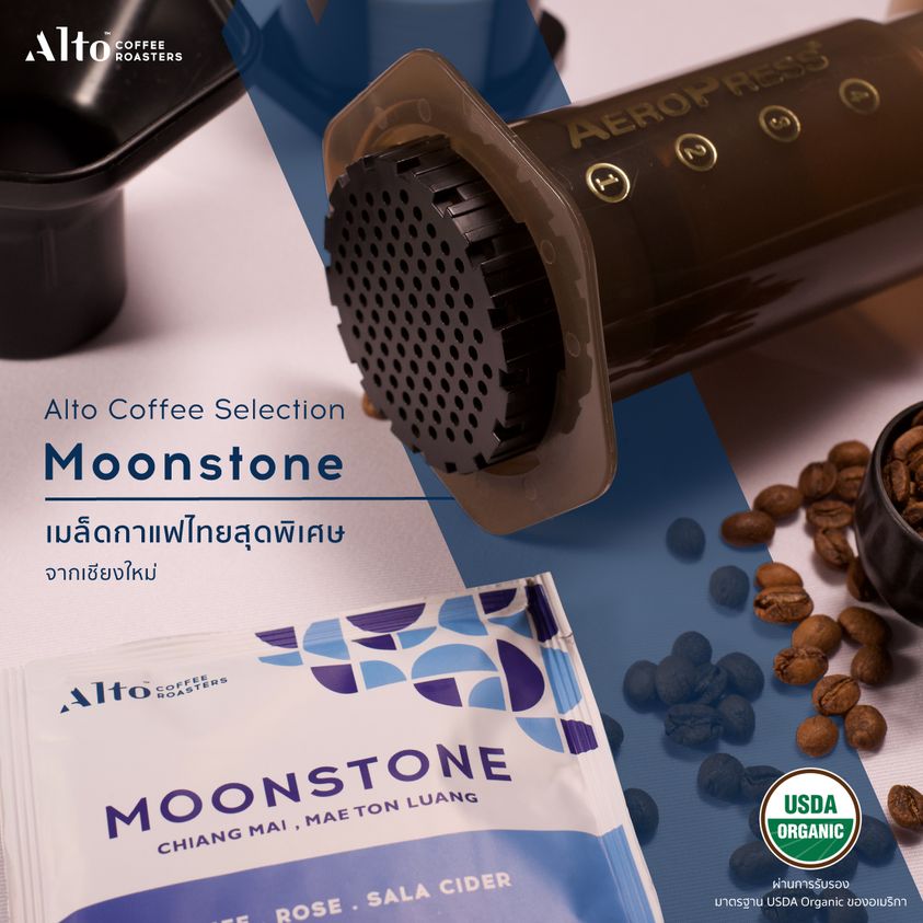 Alto Coffee Selection Moonstone เมล็ดกาแฟคั่วสุดพิเศษจากเชียงใหม่