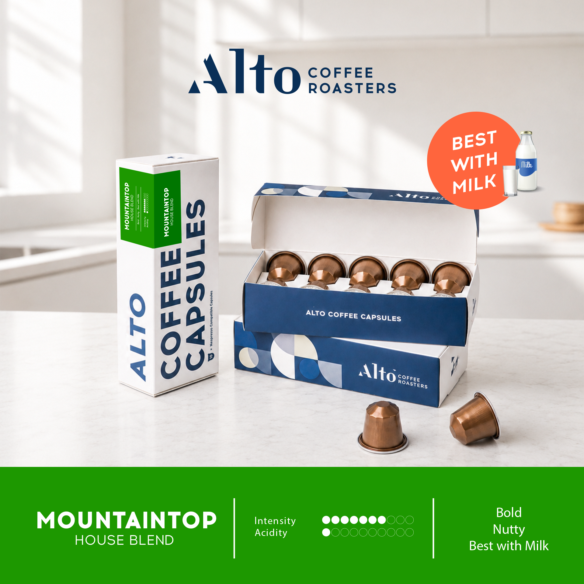 Coffee Capsules (for Nespresso) - Mountaintop House Blend
